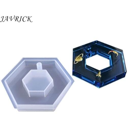 Heart Square Round Pendant DIY Mold Resin Casing Craft Jewelry Making Tools