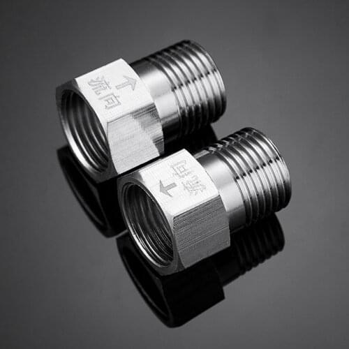 Male Female Thread Brass Check Valve Valve Check Valve Forbid Stinkpot/Closestool One Way Non-return for Toilet Water Tank Heat