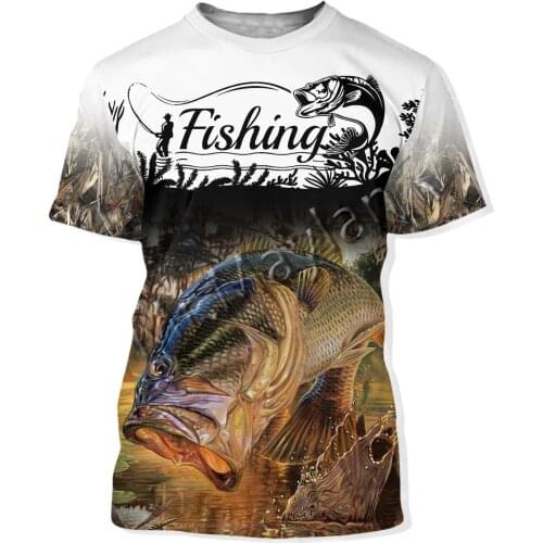 Summer Fashion 3D Print Animal Carp Fishing Art Camo Men/Women Leisure O-Neck T-shirts / Beach Shorts / Tanks / Oversized S-228