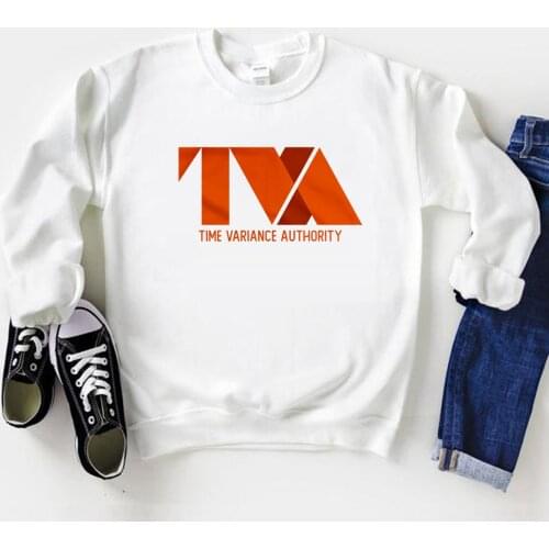 Loki Logo Sweatshirt Time Variance Authority Sweatshirts TVA Loki Laufeyson Hoodie God of Mischief Unisex Oversized Tops