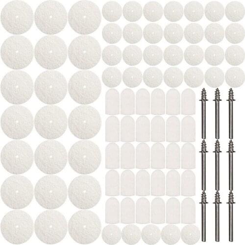 93PC Wool Polishing Wheel Set Electric Grinding Grinding Machine Accessories Combination Grinding, Polishing and Cutting