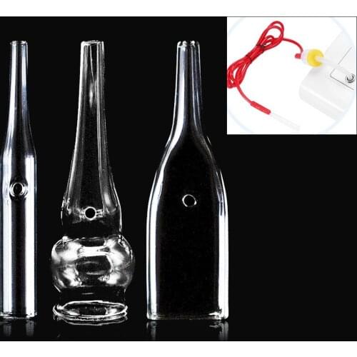 Vacuum Glass Tube - 3 Pcs Glass Pipes Kit for Removal Face Cleanser Beauty Machine Accessories Removing Tool Set