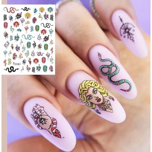 TSC-98 ARTLINE serie movie film DESIGNS COOL 3d nail art stickers decal silder template diy nail tool decorations