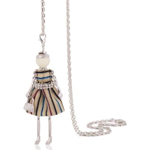 New Statement Necklace Women Pendant Girl Alloy Fashion Handmade Jewelry Paris Big Pendant Trendy Accessory Wholesale