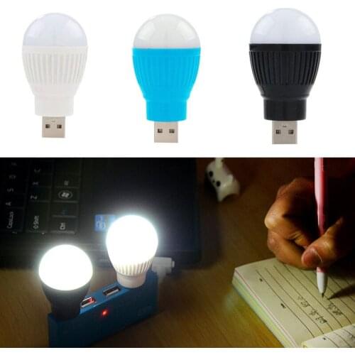 Newest Mini USB LED Light Portable 5V 5W Energy Saving Ball Lamp Bulb For Laptop USB Socket Led Lights Lampara Led Luminaria
