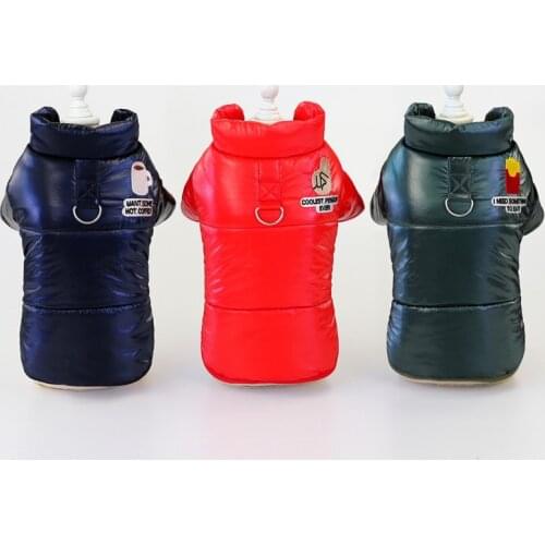 Pet Dog Coat Jacket Winter Clothes Dogs Warm Pet Clothes Thickening Jackets Cotton-Padded Vest For Small And Medium Dogs Outfits