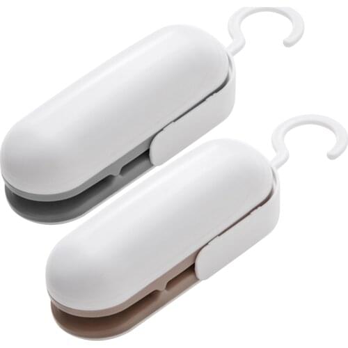 2 In 1 Portable Handheld Household Electronic Mini Heat Sealing Machine Plastic Food Snacks Bag Packing Sealer Tools