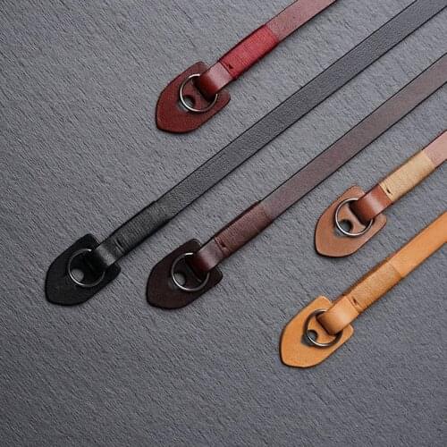 Handmade Real Leather Camera Wrist Strap For Fujifilm X100F X100V X100S X-Pro3 X-Pro2 XH1 XT4 XT3 XT2 XT1 XT30 XT20 XE3 GFX50R