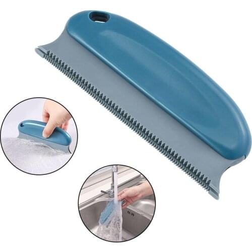 Handheld Pet Hair Remover Dog Cat Hair Manual Plastic Cleaning Brush for Cars Furniture Carpets Clothes Beds Chairs Sofa