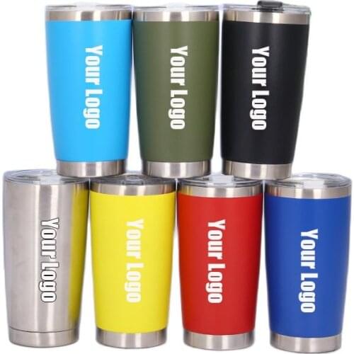 20oz Stainless Tumbler Vacuum Double Wall Insulation Travel Mug Coffee Tumbler Insulated Stainless Steel Thermal Cup