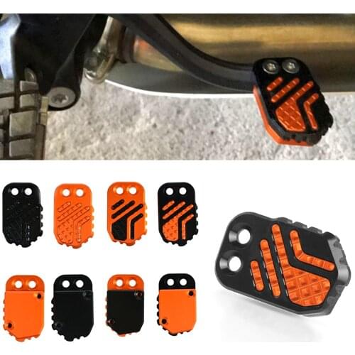Motorcross Foot Brake Lever Pedal Enlarge Extension Motorcycle Rear Brake Peg Pad Extender For 390 Adventure 2019 2020 2021