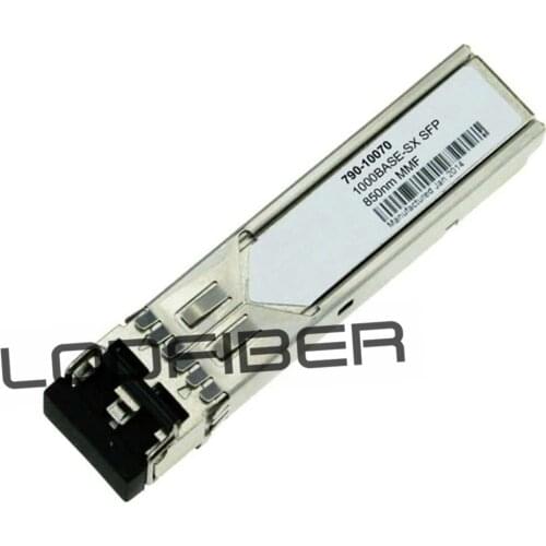 LODFIBER 790-10070 D-e-l-l Compatible 1000BASE-SX SFP 850nm 550m DOM Transceiver PowerConnect