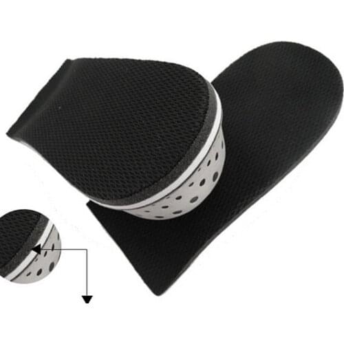 1Pair Unisex Shoe Insole 2.3CM Height Increase Insoles Heel Lift Insert Shoe Pad Taller Insole