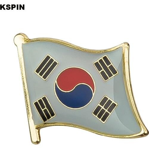 South Korea flag pin lapel pin badge Brooch Icons 1PC KS-0074