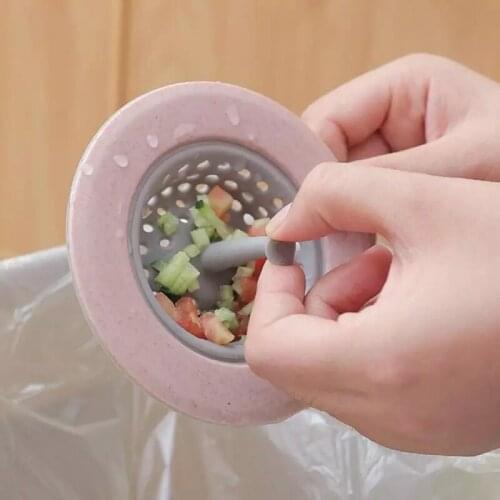 1 Pcs Multicolor Optional Mesh Silicone Colander Sink Strainer Bathroom Filter Kitchen Accesories Gadgets