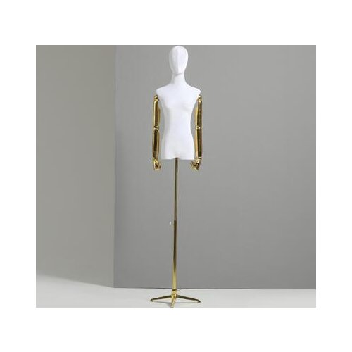 4colour arm color cloth mannequin body Tripod base Female form Mannequin,jewelry flexible women,adjustable can pin 1PC C840