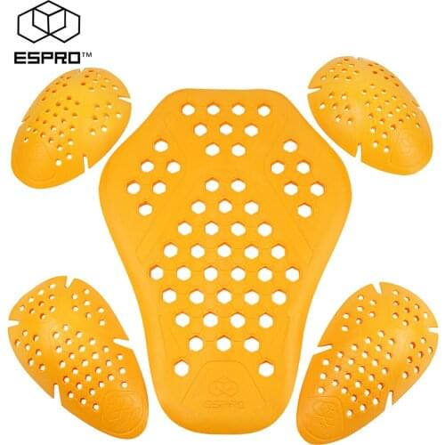 5 Pc Motorcycle Body Armor CE Level 1 Protector Motocross Jackets Pads Back Shoulder Elbow Pads For BMX MTB PH Off Road Enduro