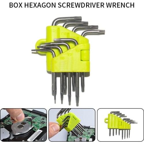 8 in 1 Screwdriver Set T5 T6 T7 T8 T9 T10 T15Star Wrench Tool Kit Wrench Star Wrench Torx Screwdriver kit