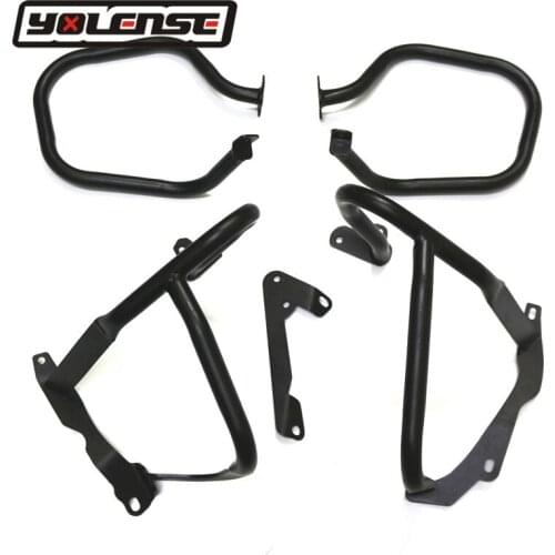Motorcycle Crash Bars Saddlebags Engine Guard Bumpers Stunt Cage Buffer Frame Protector For BMW R1200RT R1200 RT 2014-2018 2017