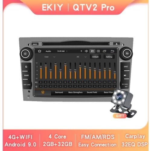 EKIY Car Radio Multimedia Player 7" 2 din For Opel Astra Antara Vectra Corsa Zafira Meriva Android 9.0 WIFI GPS Autoradio 2Din