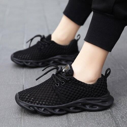 Children Sport Shoes Breathable Mesh Running Shoes Boys Girls Casual Walking Shoes Lightweight Comfortable Anti-slip Kids Shoes