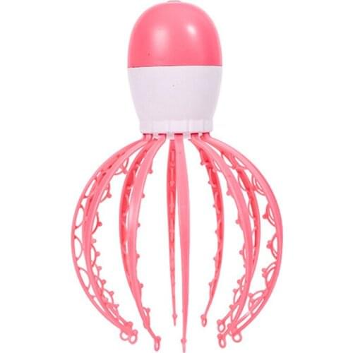 Electric Scalp Massager Deep Relaxation Stress Relief Vibration Massage Artifact For Home Office Head Massage Instrument TK-ing