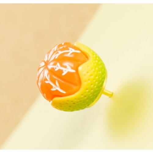 10pcs/Box Cute orange Decorative Thumbtacks Cork Board Push Pins for Office School Supplies