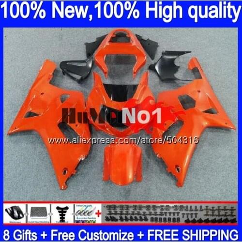 Body For SUZUKI GSXR 600 750 CC GSXR600 2001 2002 2003 14MC.72 GSXR750 GSX-R600 01 03 GSXR-600 K1 01 02 03 Fairing ALL Orange