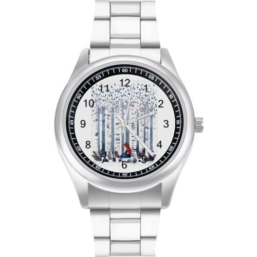 Fox Quartz Watch Promotion Funny Wrist Watch Stainless Boys Fitness Photo Wristwatch