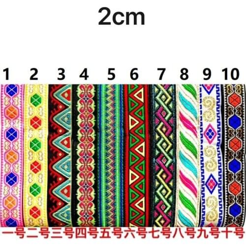 2cm folk style ribbon, nation style ribbon,ethnic style ribbon,diamond pattern ribbon,DIY ribbon,shininng ribbon,QC0603F