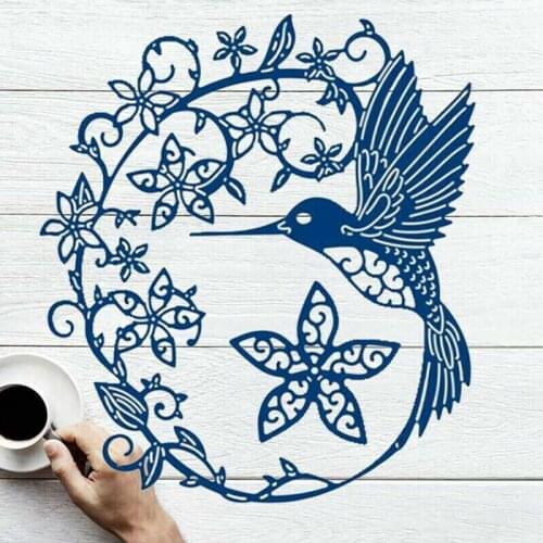 Craft Metal Cutting Dies Cut Die Mold Flower Hummingbird Scrapbook Paper Craft Knife Mould Blade Punch Stencils Dies