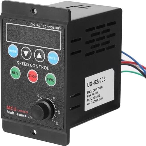 400W AC220V Multifunctional Motor Speed Controller Motorspeed Regulator Controller Display Rate Target Value Settable