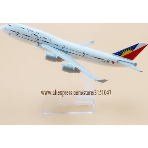 16cm Air Philippines Boeing 747 B747-400 Airlines Plane Model Alloy Metal Diecast Model Airplane Aircraft Airways Kids Gift