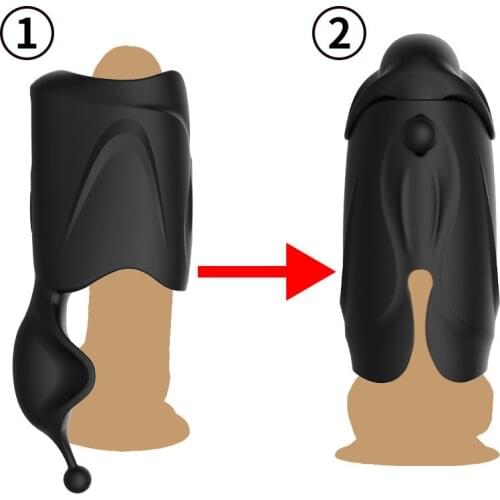 Male exercise cup massager penis thickening and hardening vibration pulse airplane cup masturbation device environmentally frien