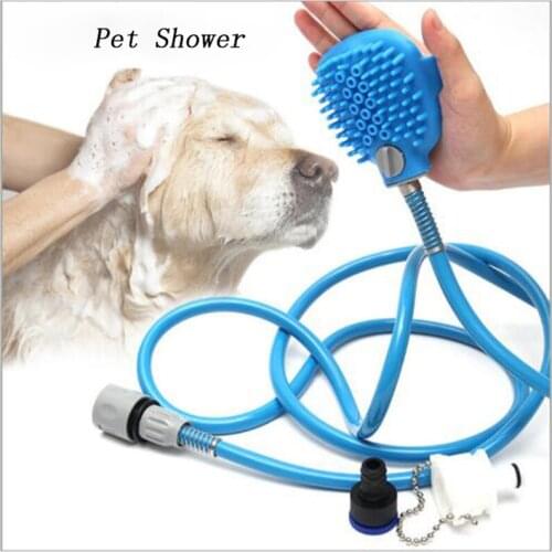 New Pet Bathing Tool Comfortable Massager Shower Tool Cleaning Washing Bath Sprayers Dog Brush Pet Supplies Wholesale