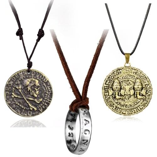 Game Uncharted 4 Necklace A Thiefs End Drake Alloy Necklaces Cosplay Accessories Fashion Mens Jewelry
