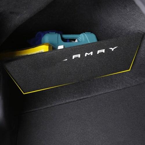 My Good Car Trunk storage baffle partition tailgate side baffle for Toyota Camry 8th 2018-2019 Car accessories