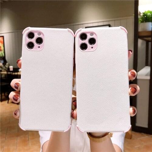 Shockproof Phone Case for iPhone 12 11 Pro Max XR Xs 12mini Soft TPU Cover for iPhone 7 8 Plus Funda