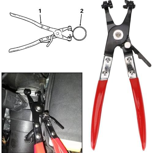 Locking Car Hose Clamps Pliers Water Pipe Hose Flat Band Ring Type Tool for Garden Car Truck Accessories Auto Removal Tools