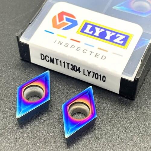 High quality DCMT11T304 nano blue blade lathe turning tool for CNC carbide turning tool grooving blade