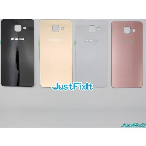 Back Battery Cover Door Rear Glass Housing Case Replace For SAMSUNG Galaxy A5 2016 A510 A510F A510