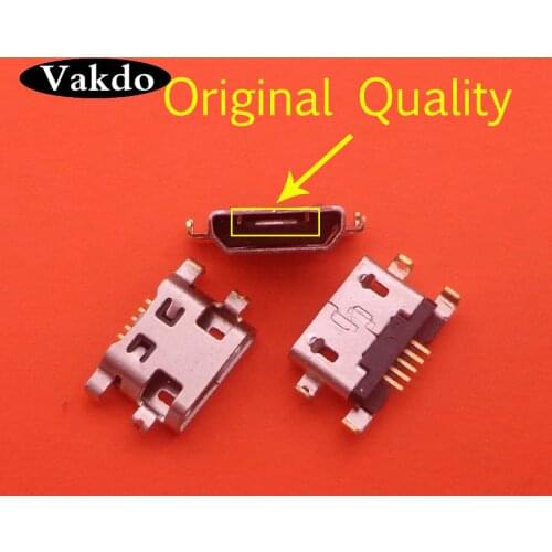 50PCS/lot Micro mini USB Charging Port jack socket Connector for Lenovo A708t S890 / for Alcatel 7040N / for HuaWei G7 G7-TL00