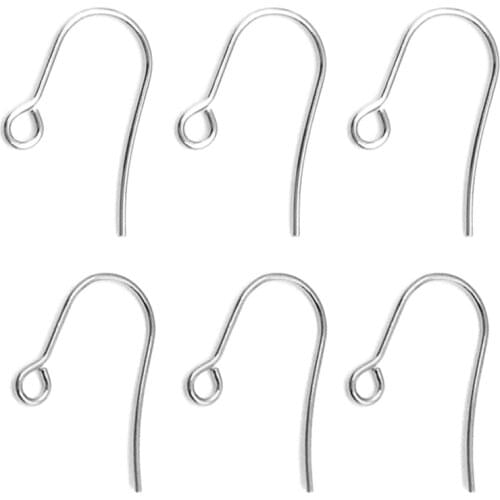 100pcs/lot Stainless Steel Earring Hooks French Ear Wires for DIY Earrings Jewelry Making Findings Accessories Wholesale