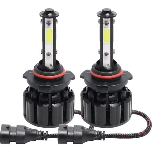 2PCS LED H7 LED H4 Bulb H11 H8 H9 Car LED Headlight Bulb 18000Lm 4COB Chip 9005 9006 HB4 HB3 Auto LED Headlamp 6000K White 12V