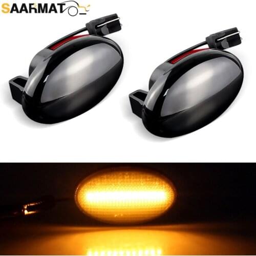 2PCS LED Turn Signal Lights Side Marker Car Accessories for Mercedes-Benz Smart 450 & Benz W639 W168 W447