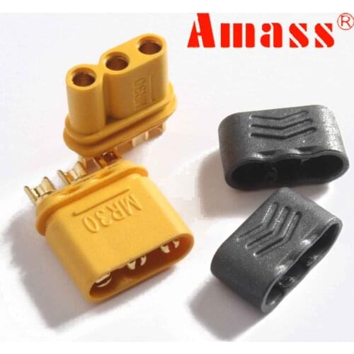 2020 Eachine Tamiya Tarot Amass Mr30 Plug Xt30 3-core Version With Sheath 2mm Gold Plated Connector Genuine Model Accessories