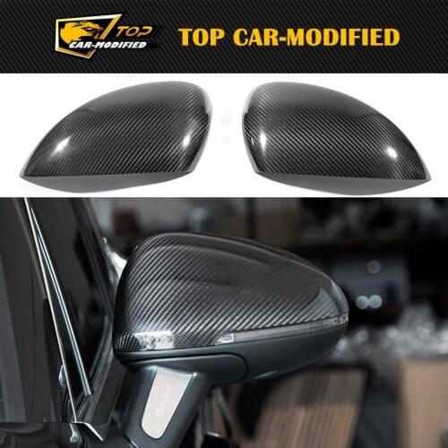 For Porsche macan Auto Exterior Accessories Carbon Fiber Door Side Mirror Cover 2014 up