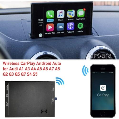 A3 car audio screen retrofit WIFI Wireless apple Carplay module android auto interface headunit multimedia upgrade using oem mic