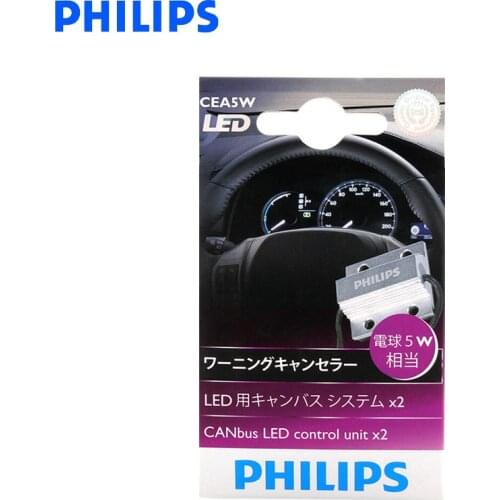 Philips CEA 5W T10 W5W LED warning canceller Canbus LED control unit suitable for 12V 5W LED indoor & Signal bulb 12956X2