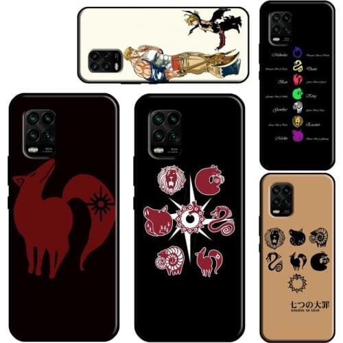Anime Seven Deadly Sins Case For Xiaomi Mi 11 Lite Ultra 9T 10T Pro Mi Note 10 Lite POCO F3 M3 X3 Pro TPU Cover
